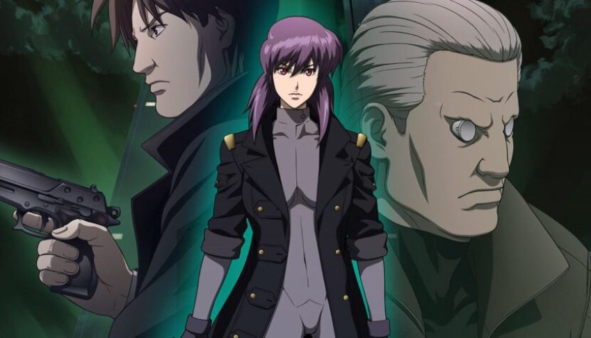 انیمه های معروف سریالی (46 انیمه لیست سریالی برتر) 11 بهترین انیمه های سریالی ؛ انیمه شبح درون پوسته - Ghost in the Shell