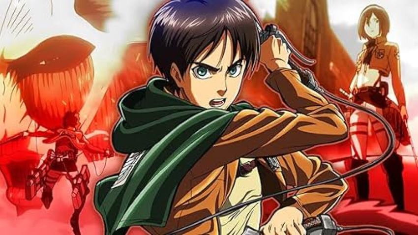 انیمه های معروف سریالی (46 انیمه لیست سریالی برتر) 14 انیمه اتک آن تایتان - Attack on Titan