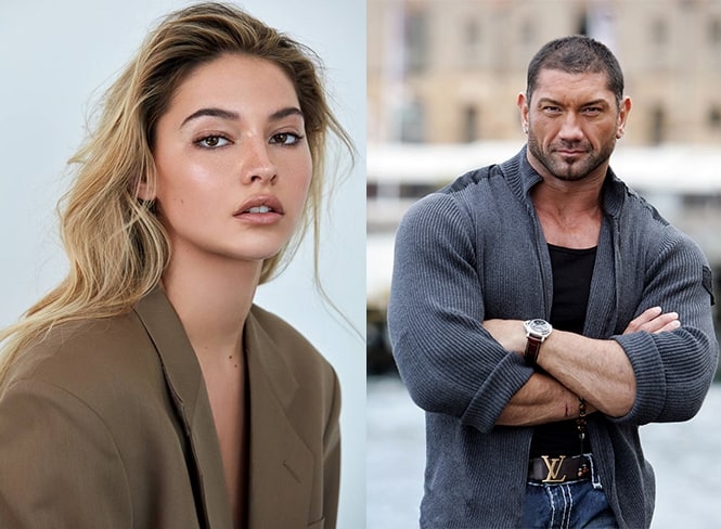 Madelyn Cline & Dave Bautista