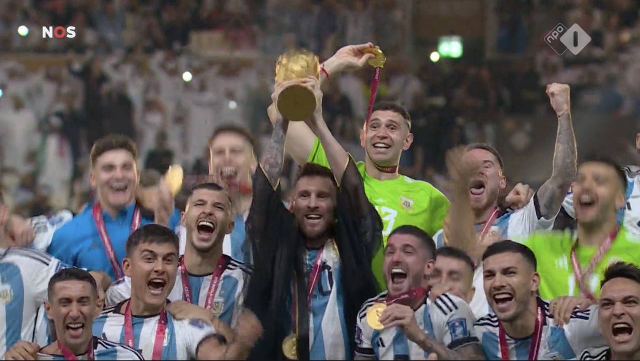 خوشحالی مسی در جام جهانی