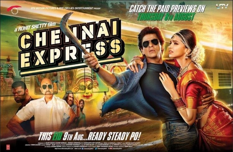 پرفروش ترین فیلم های شاهرخ خان: قطار چنای Chennai Express 2013