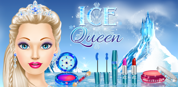 بازی محبوب Ice Queen – Dress Up & Makeup یا ملکه یخی