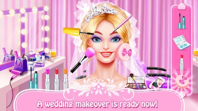 بهترین بازی های آرایشی دخترانه: Wedding Day Makeup Artist آرتیست آرایشگر روز عروسی آیفون و اندروید
