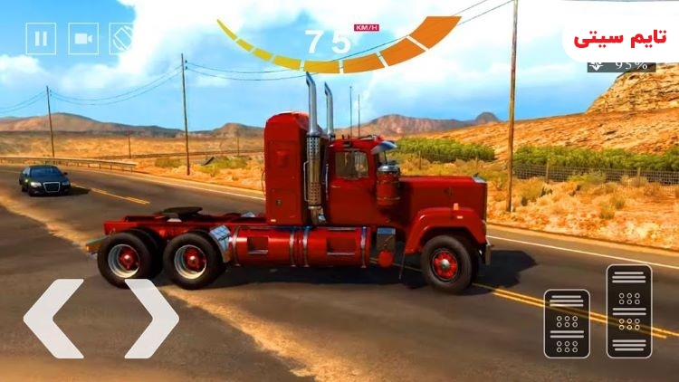 بازی رانندگی کامیون جذاب American Truck Sim