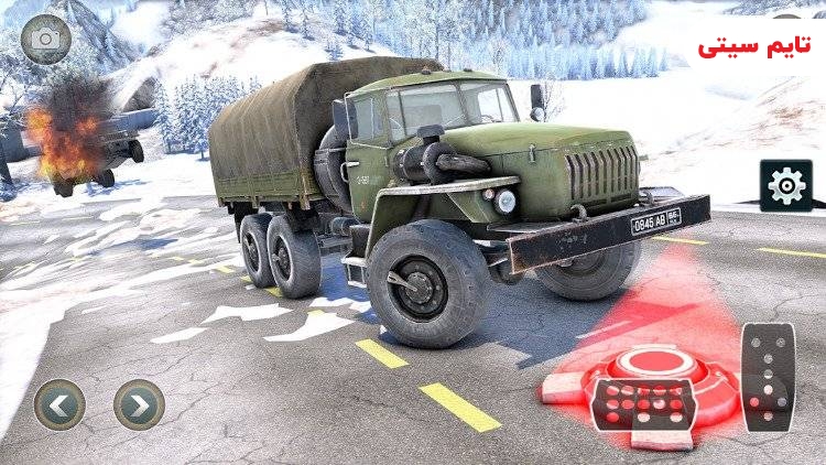 بازی کامیونی نظامی Army Truck Driving