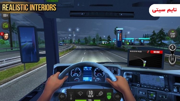 بازی کامیونی آنلاین Truck Simulator 2018: Europe