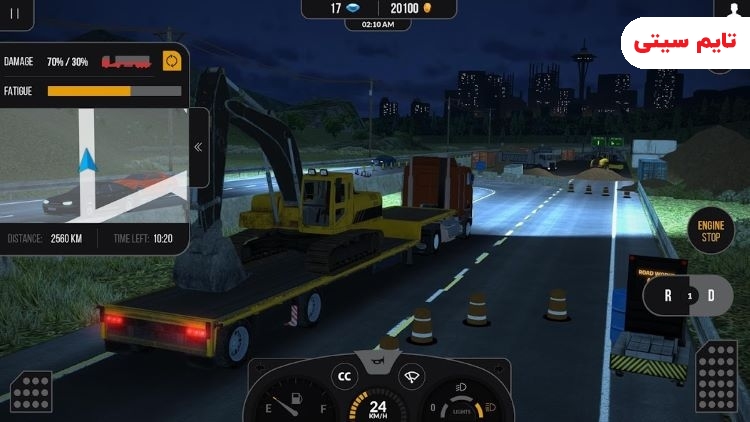 بازی کامیونی آنلاین Truck Simulator Pro 2