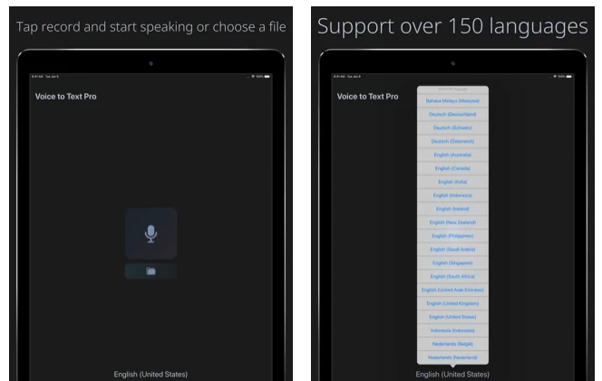 بهترین نرم افزار تبدیل صدا به متن برای اندروید و آیفون ؛ نرم‌افزار Voice Texting Pro