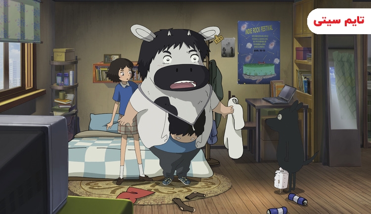 بهترین انیمه های کمدی ؛ دختر ماهواره ای و گاو شیری - The Satellite Girl and Milk Cow
