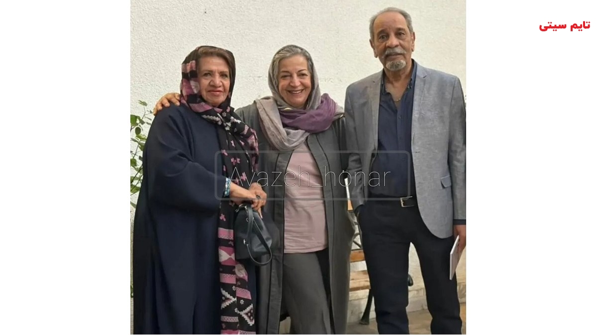 عکسی از سه پیشکسوت بزرگ سینما و تلویزیون ایران