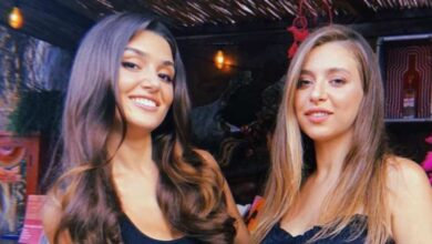 استایل جنجالی هانده ارچل و خواهرش غمزه در عروسی ادا آژه را اینجا ببینید 6 استایل جنجالی هانده ارچل و خواهرش غمزه در عروسی ادا آژه را دیدهاید؟