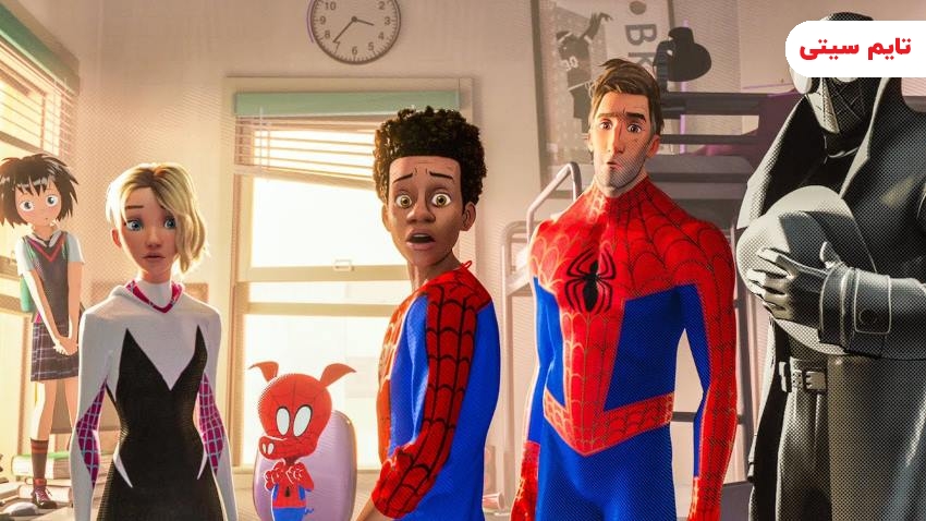 بهترین انیمیشن های اکشن ؛ مرد عنکبوتی: به درون دنیای عنکبوتی - (Spider-Man: Into the Spider-Verse' (2018