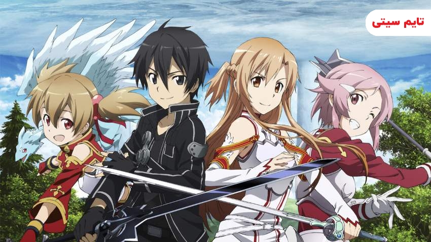 بهترین انیمه های شمشیری ؛ هنر شمشیرزنی آنلاین - Sword Art Online