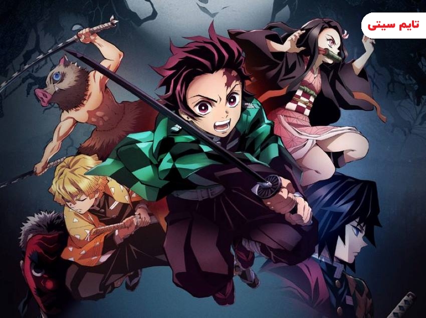 بهترین انیمه های شمشیری ؛ شیطان کش - Demon Slayer: Kimetsu no Yaiba