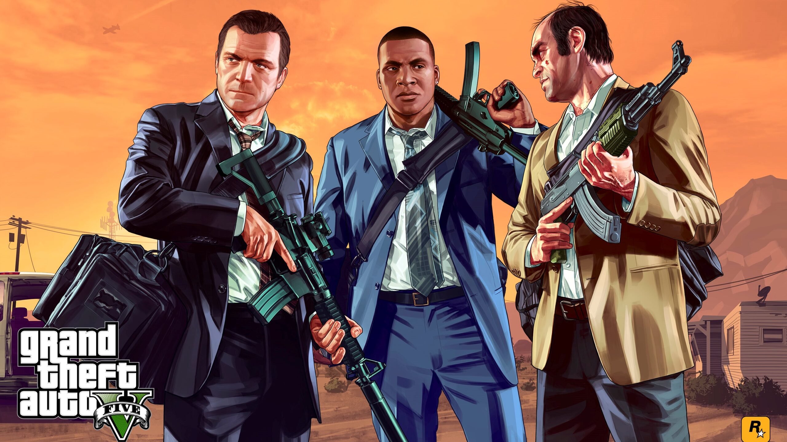 بهترین بازی های کمپانی سونی؛ اتومبیل‌دزدی بزرگ ۵ - Grand Theft Auto V