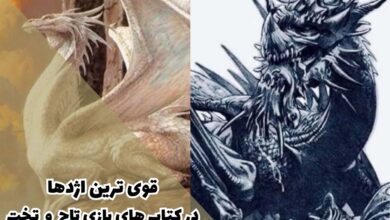 معرفی 10 تا از قوی ترین اژدهایان کتاب های بازی تاج و تخت - Game of Thrones + تصاویر 49 قوی ترین اژدها در کتاب های بازی تاج و تخت + تصاویر