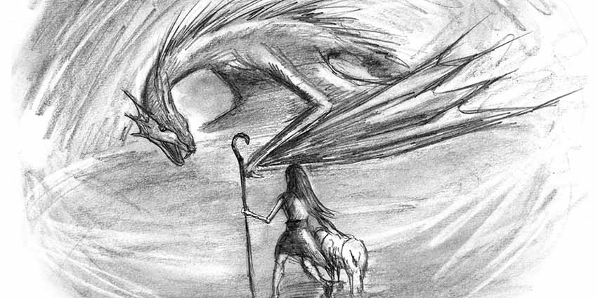 قوی ترین اژدها در کتاب های بازی تاج و تخت؛ گوسفند دزد نام خود را از عادت خود به قصابی دام گرفته است