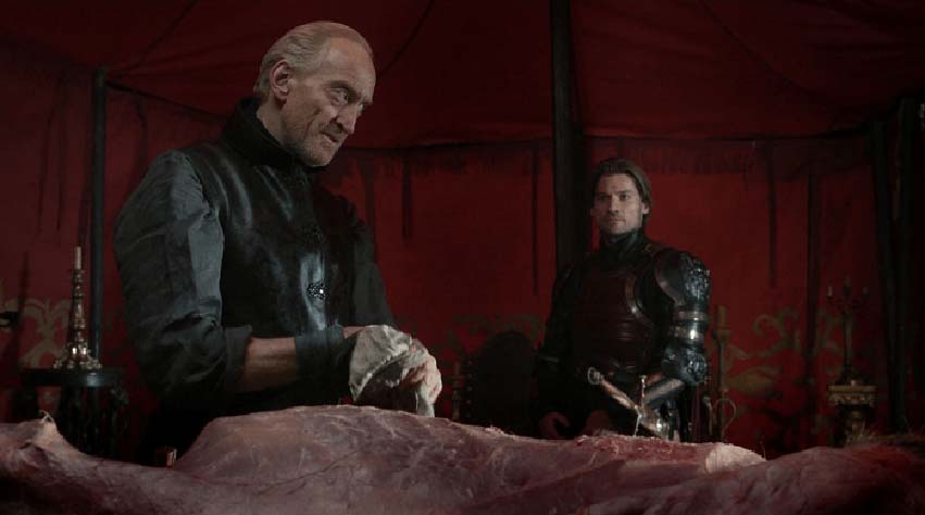 Charles Dance picked up some butchering skills for a scene in Game of Thrones