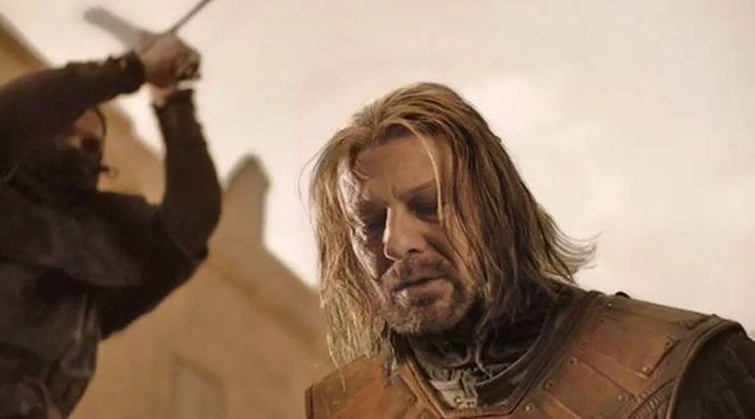 Sean Bean had some fun with his own decapitated head