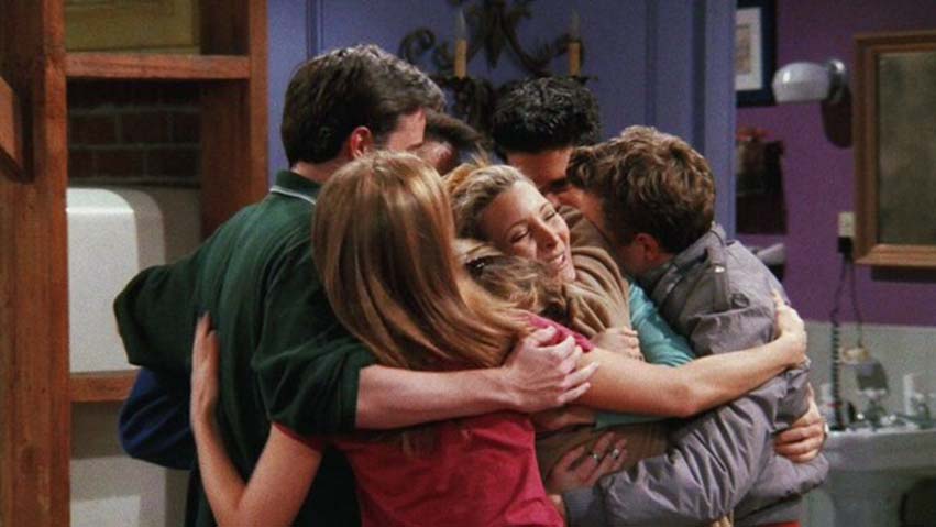 The cast had a huddle before every episode