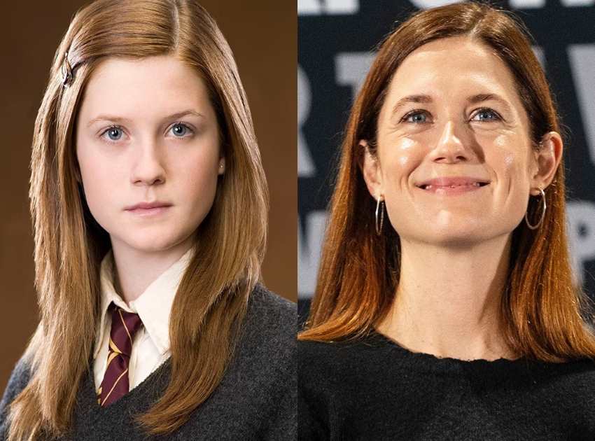 بانی رایت - Bonnie Wright در نقش جینی ویزلی (Ginny Weasley)