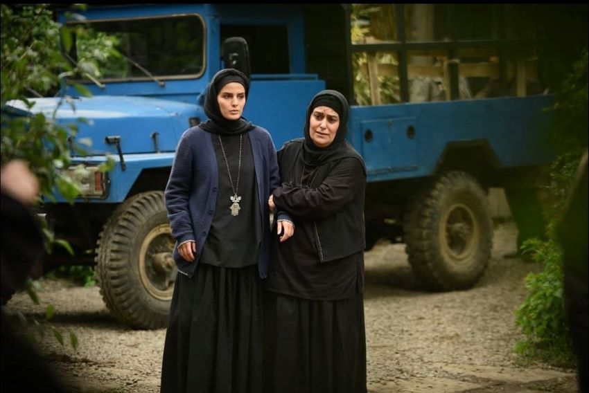 شیرین محسنی در نقش زیبا مادر قربان و قمر در سریال سوجان