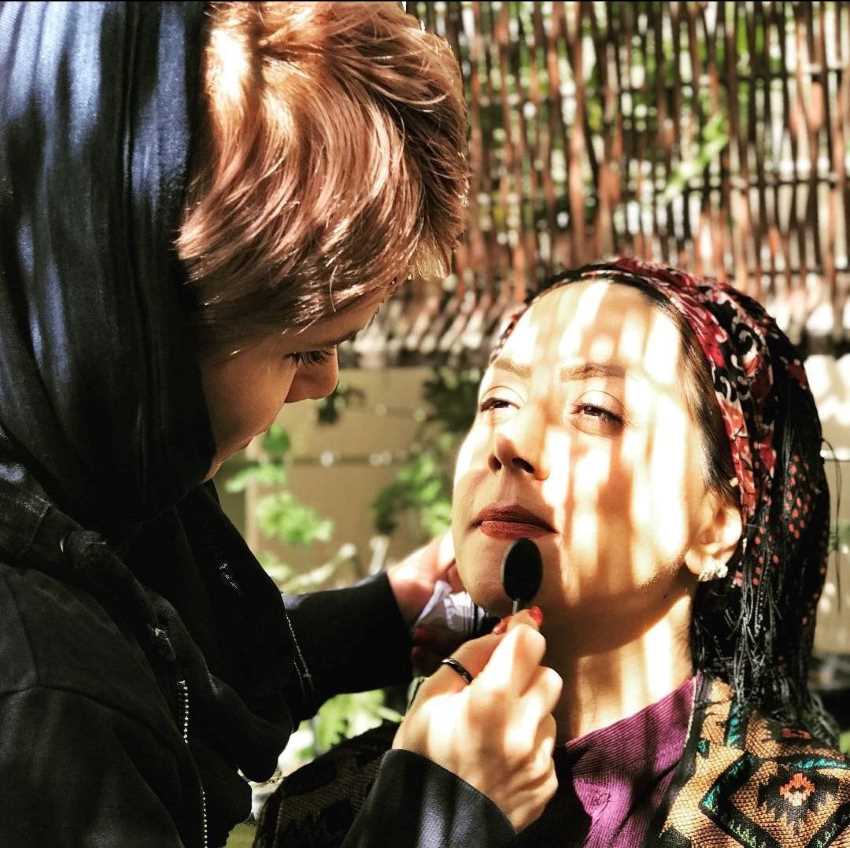 فرخنده طالبی بازیگر نقش مینا در سریال سوجان، دختر نصیر و مادر فرانک 