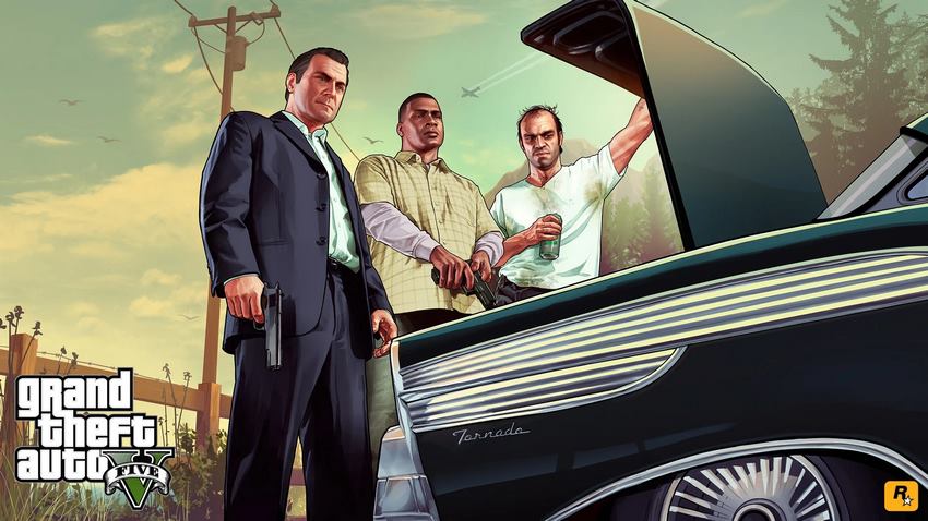 Grand Theft Auto V – یکی از بازی‌ ای معروف PS5 با دنیای باز وسیع و محتوای آنلاین غنی. 