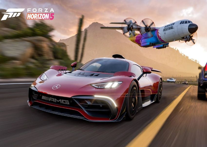 تصویر محیط رنگارنگ بازی فورزا هورایزن ۵ - Forza-Horizon-5، یک مسابقه جهان‌باز، از بهترین بازی های Xbox و بازی های خفن ایکس باکس.