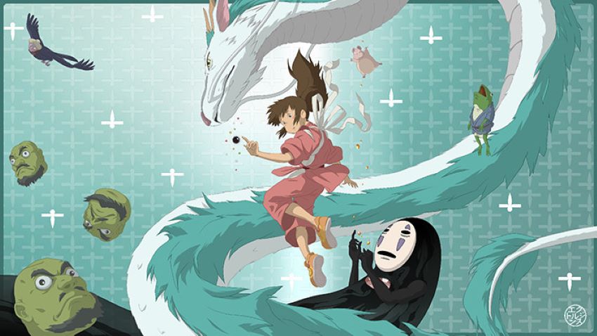 انیمه شهر اشباح (Spirited Away) از بهترین انیمه های استودیو جیبلی است که دنیای فانتزی و ماورایی را با شخصیت‌های به‌یادماندنی و داستانی عمیق به تصویر می‌کشد.