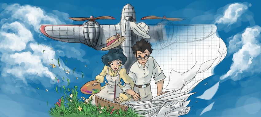باد برمی‌خیزد (The Wind Rises) از بهترین انیمه های چیبیلی است که داستانی احساسی و شاعرانه از زندگی مهندس هواپیما، جیرو هوریکوشی، را روایت می‌کند. 