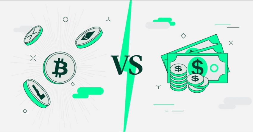 ارزهای دیجیتال مقابل ارزهای فیات