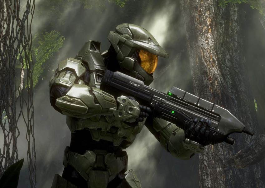 تصویری از بازی هیلو ۳ – Halo 3 که یکی از بهترین بازی های Xbox 360 در سبک علمی‌تخیلی و اکشن محسوب می‌شود.