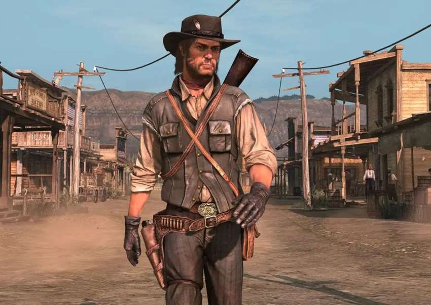 تصویری از بازی رد دد ردمپشن – Red Dead Redemption که تجربه‌ای متفاوت از غرب وحشی در میان بازی های ایکس باکس 360 ارائه می‌دهد.
