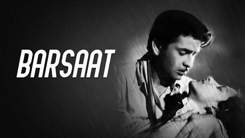 بهترین فیلم های راج کاپور در تاریخ سینمای هند 4 باران - Barsaat از فیلم های معروف راج کاپور است که با ملودیهای ماندگار و داستان عاشقانه، نقطه شروع موفقیتهای بزرگ او در سینمای هند شد.