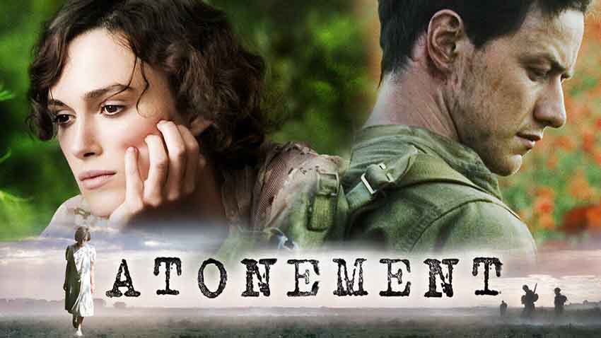 کفاره – Atonement یکی از بهترین فیلم های جنگی عاشقانه است که عشق ناب رابی و سیسیلیا را در دل جنگ جهانی دوم به تصویر می‌کشد.