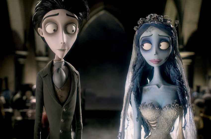 عروس مرده - Corpse Bride داستان ویکتور و ازدواج تصادفی‌اش با عروس مرده را روایت می‌کند و جزو بهترین فیلم های تیم برتون به شمار می‌آید.