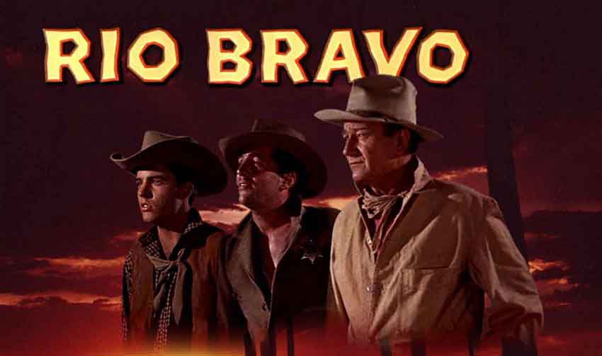 ریو براوو – Rio Bravo یکی از بهترین فیلم های جان وین است که روایت تلاش جان تی. چانس و دوستانش برای نجات شهر از جنایتکاران را نشان می‌دهد.
