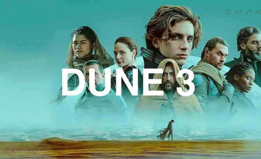 فیلم هایی که در سال 2026 اکران می شوند 10 تلماسه ۳ - Dune: Messiah یکی از فیلم های 2026 است که دنبالهای مستقیم بر داستان فیلم دوم محسوب میشود و روایتگر اتفاقات دوازده سال پس از وقایع اولیه Dune است.