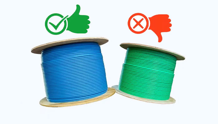 راهنمای خرید کابل شبکه لگراند و نگزنس (تشخیص اصلی از تقلبی) 2 کابل شبکه اصلی و تقلبی